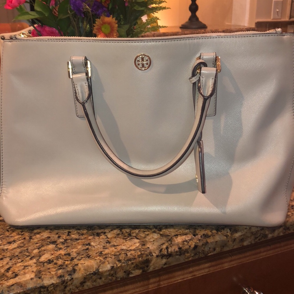 Tory Burch Robinson Large Double Zip Tote